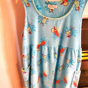 Beach cover-up or after a shower.